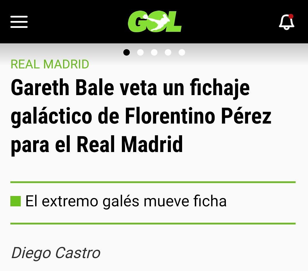 El agente de Bale, sobre una «noticia» de DiarioGOL | «Es una historia inventada y el reportero debería ser despedido por inventar noticias falsas»
