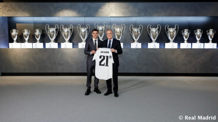 Brahim, presentado como nuevo jugador del Real Madrid: «Vuelvo más preparado y con ganas de superarme»
