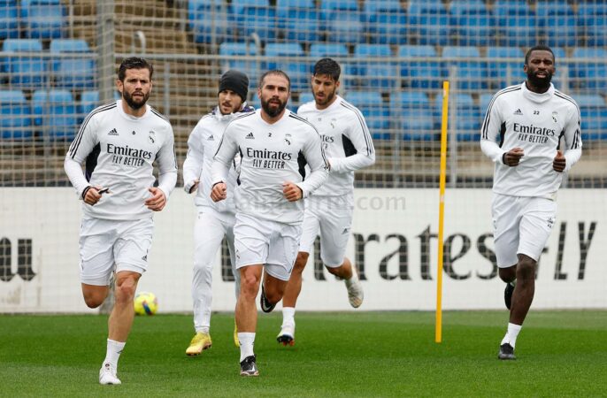 Intenso trabajo en Valdebebas para preparar la vuelta de LaLiga