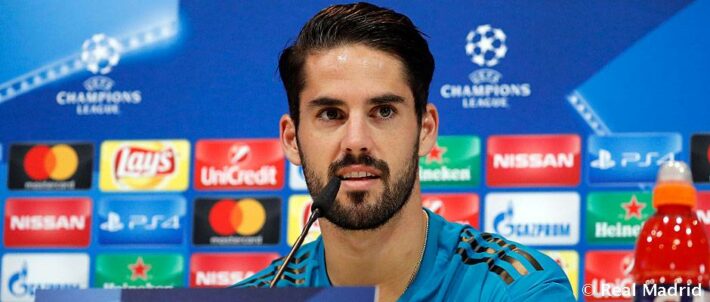 Rueda de prensa de Isco Isco: “Queremos consolidar el liderato frente al Tottenham”