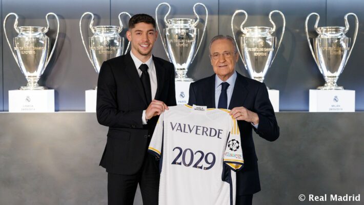 Oficial | Valverde renueva con el Real Madrid hasta 2029
