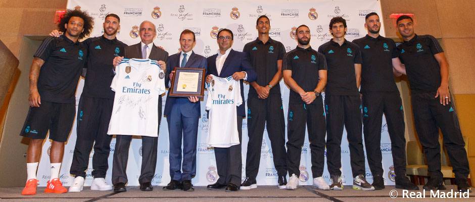 Presentación del Real Madrid Café Miami