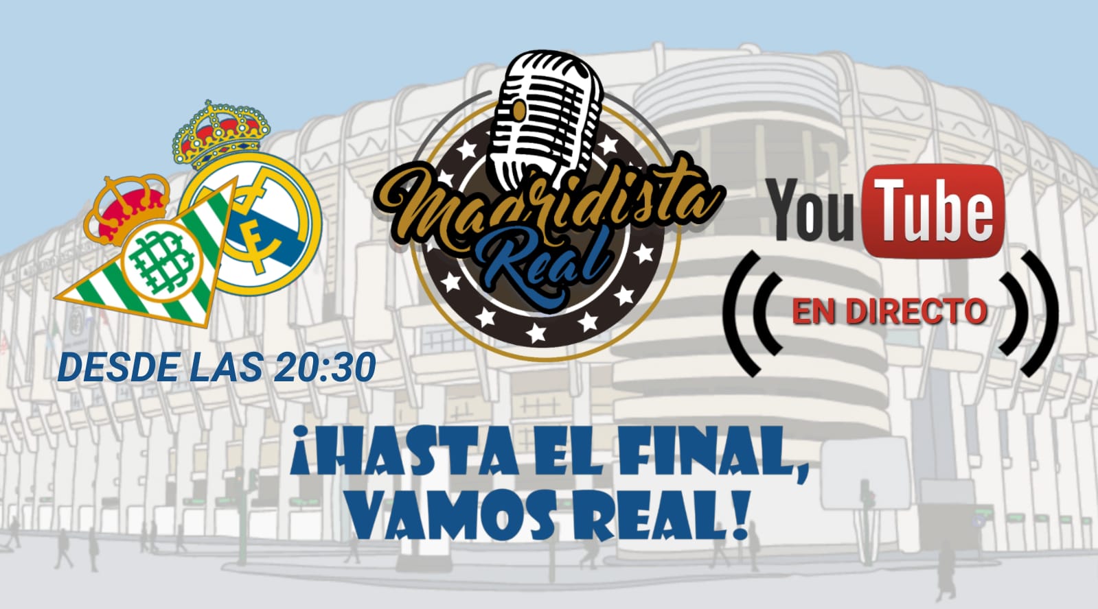 #HastaElFinalVamosReal | ¡Sigue con nosotros los encuentros del Real Madrid!