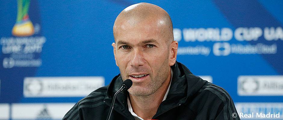 Zidane: “Hemos llegado a la final y la máxima ilusión es volver con el trofeo”