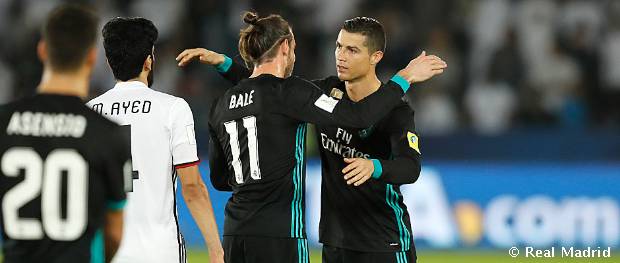 1-2: Los goles de Ronaldo y Bale dan el pase a la final del Mundial de Clubes