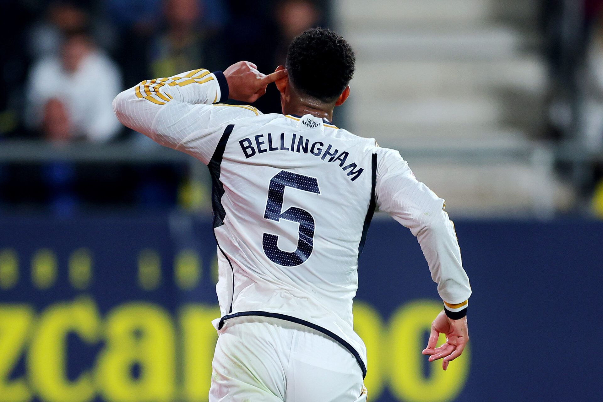 Bellingham celebra su gol ante el Cádiz.