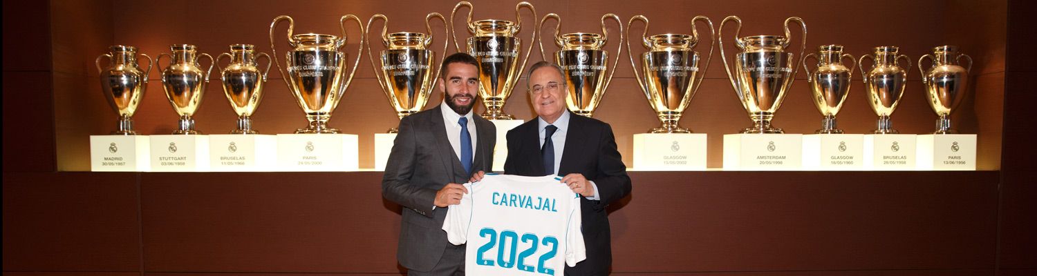 Carvajal firmó su ampliación de contrato con el Real Madrid