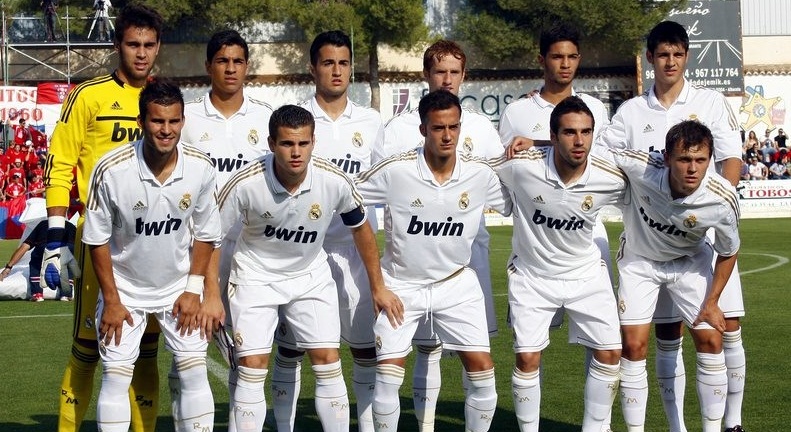 Once titular del Real Madrid Castilla durante la temporada 2011-2012