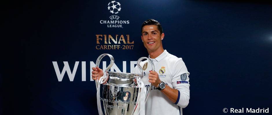 Cristiano Ronaldo, elegido el mejor deportista europeo de 2017