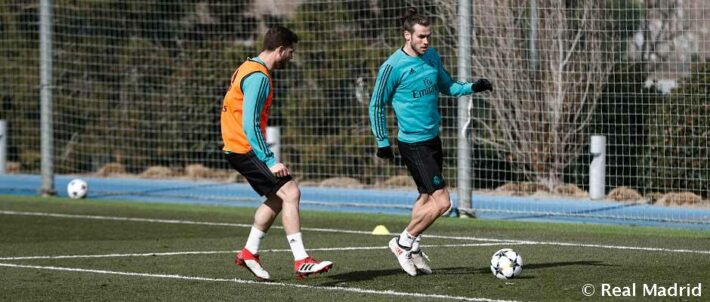 Primer entrenamiento con la mente puesta en el partido ante el PSG