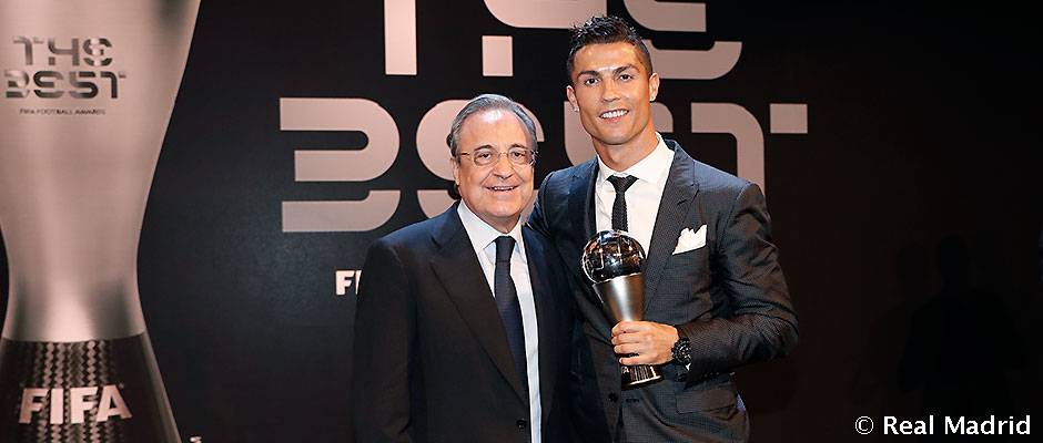 Florentino Pérez: “Cristiano es un jugador increíble, es imposible hacerlo mejor”