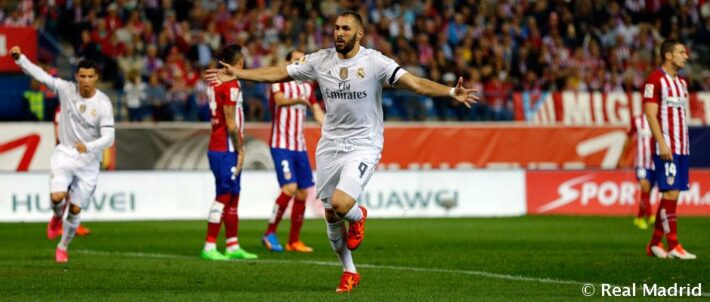 Benzema, un fijo del derbi