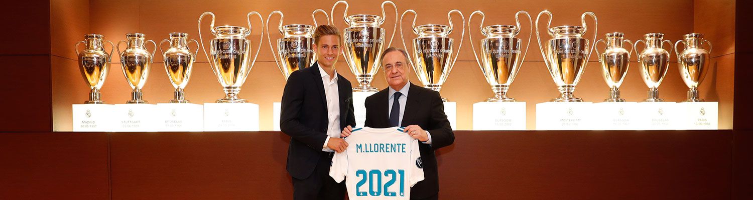 Marcos Llorente firmó su ampliación de contrato con el Real Madrid