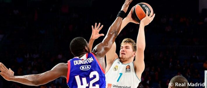 Doncic logró su tope de anotación con el Real Madrid