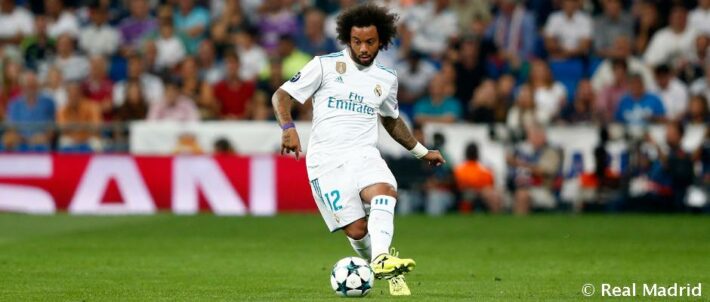 Marcelo, máximo asistente del Real Madrid en 2017