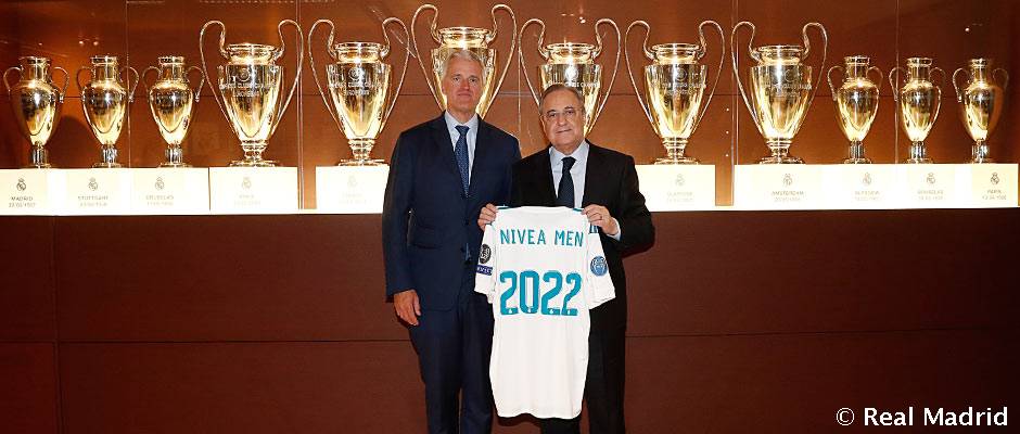 El Real Madrid y Nivea Men presentan su acuerdo de patrocinio global