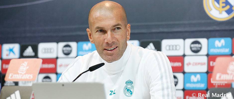 Zidane Zidane: “Nos espera un partido complicado ante el Girona”