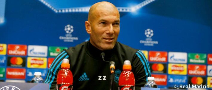 Rueda de prensa de Zidane Zidane: “Wembley es un buen escenario para hacer un gran partido”