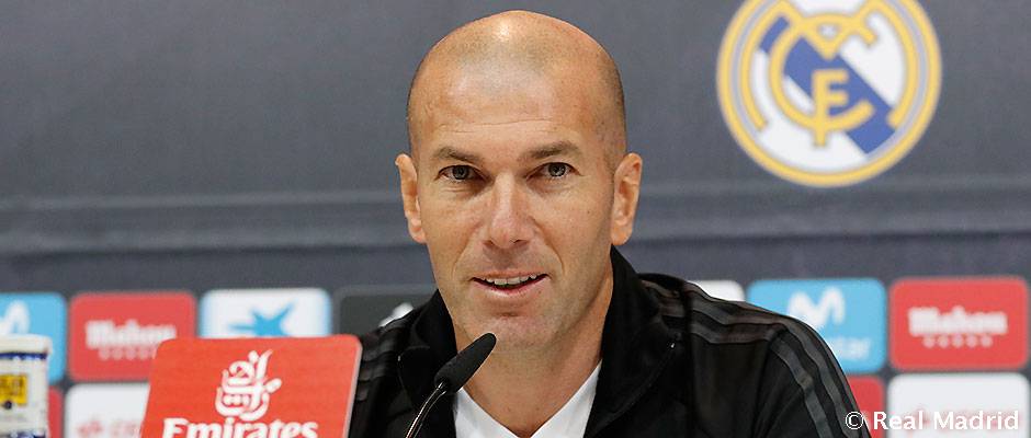 Zidane: “Sólo pensamos en hacer un buen partido”