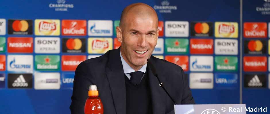 Zidane: “Este club tiene 12 Copas de Europa y eso es por algo”