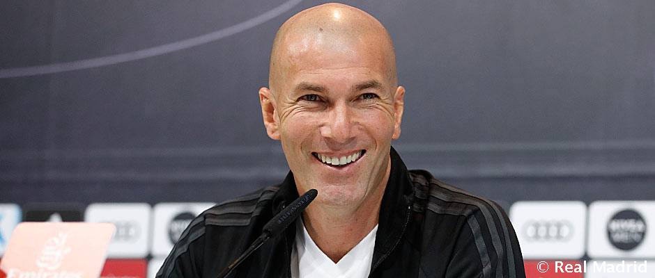 Zidane: “Hay que salir a tope y con la máxima intensidad”