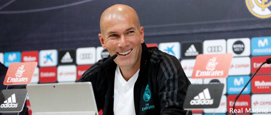 Zidane: “Tendremos que jugar muy bien ante el Málaga”
