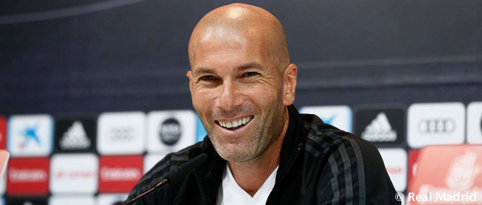 Zidane Zidane: “Tengo el corazón blanco y disfruto cada día aquí”