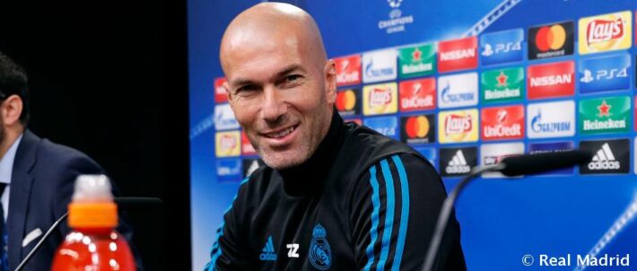 Zidane: “En este campo se respira la Champions y es un reto ganar aquí”