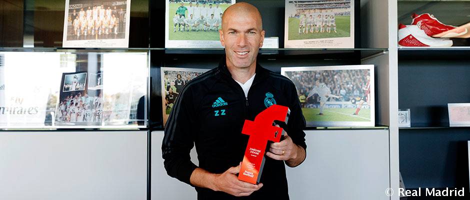 Zidane, mejor entrenador francés de 2017 para ‘France Football’