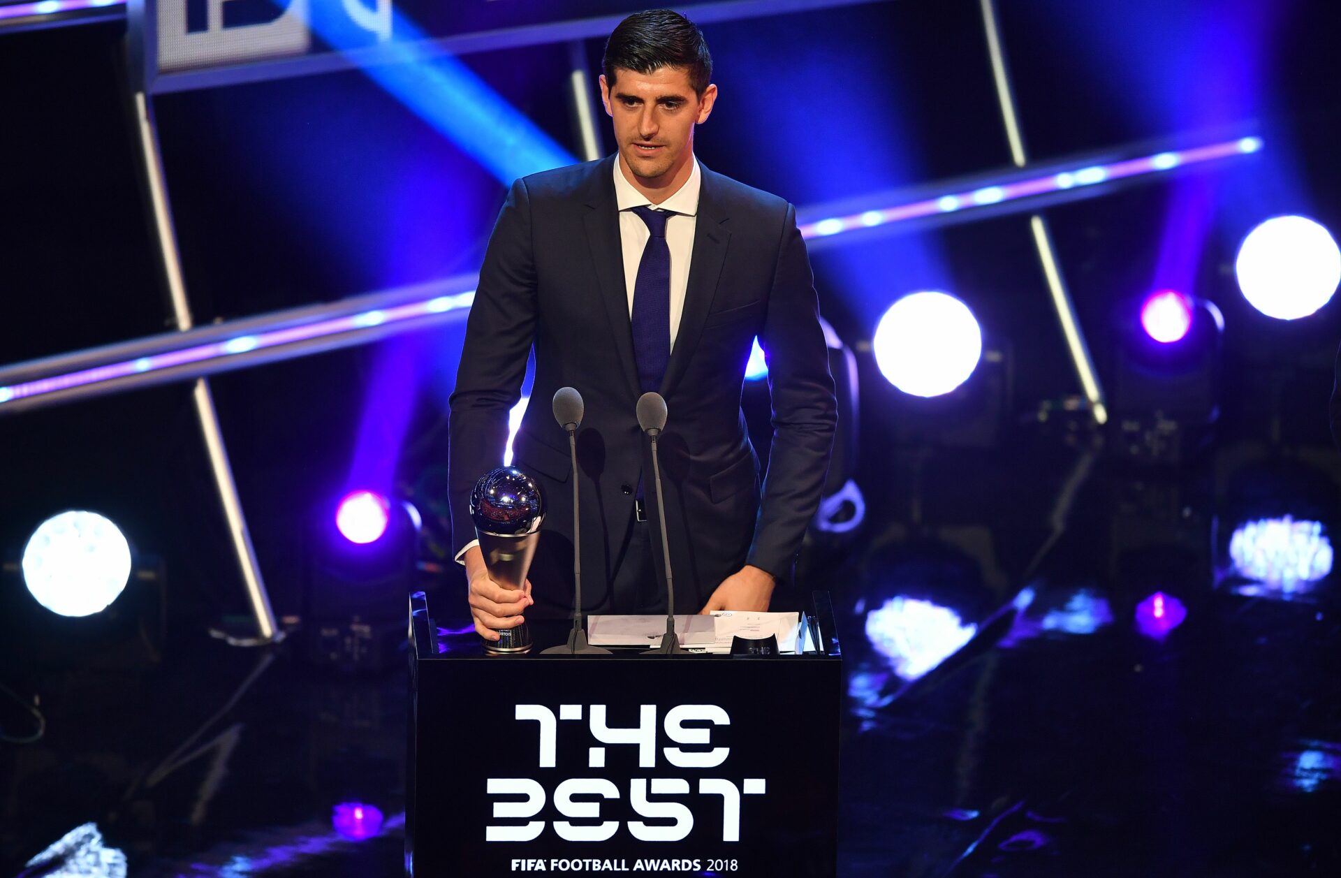 Thibaut Courtois, nominado al The Best.