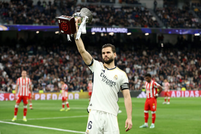 Nacho ofreció el título de la Supercopa de España al Santiago Bernabéu