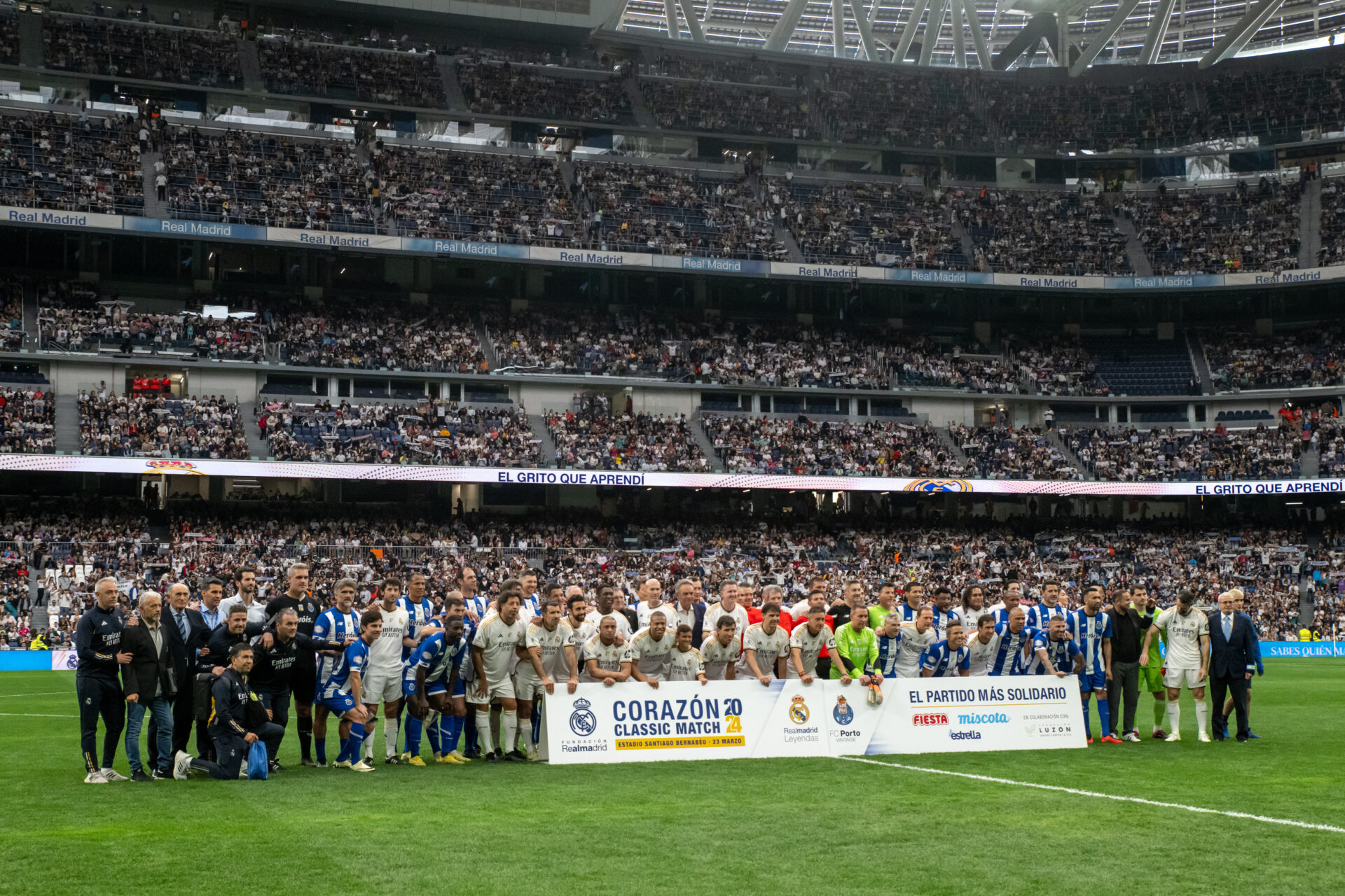 Las leyendas se ganaron el corazón del Bernabéu