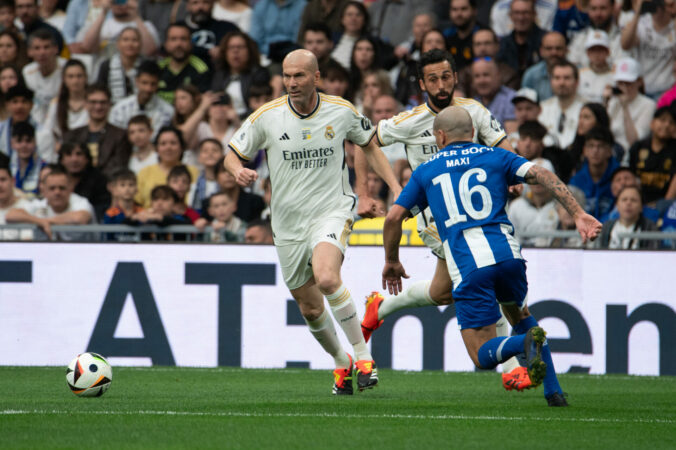 Zidane volvió a deslumbrar con su magia en el Bernabéu