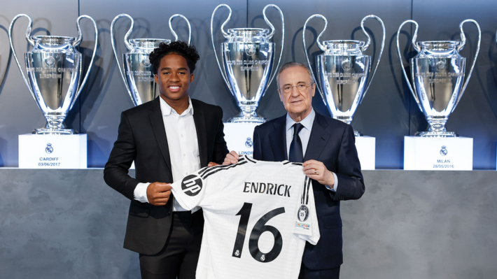 Oficial | Endrick lucirá el dorsal «16» en el Real Madrid