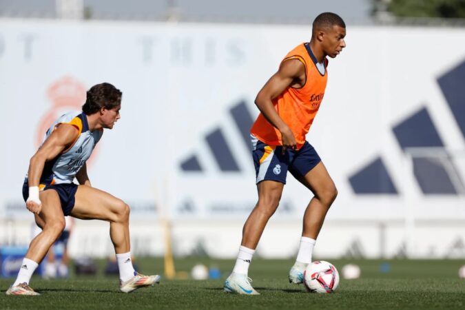 Último entrenamiento del Real Madrid antes de viajar a Gran Canaria