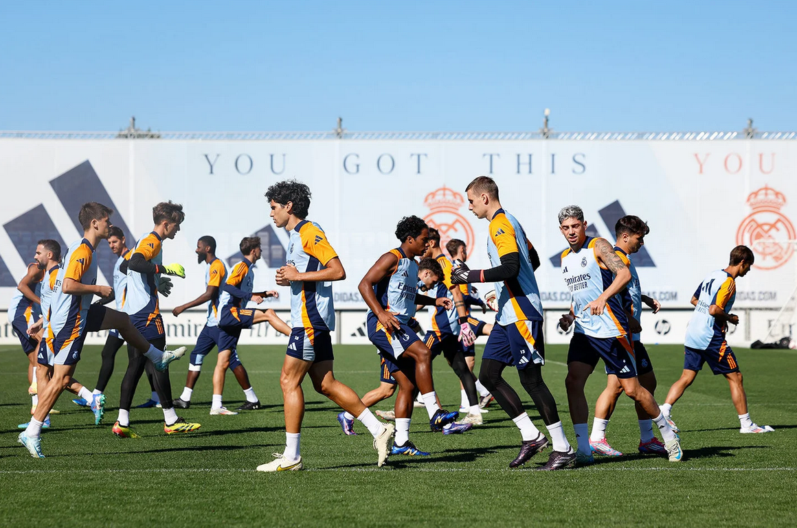 Entrenamiento Real Madrid