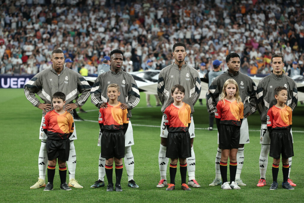 Mbappé, Vinicius, Bellingham y Rodrygo