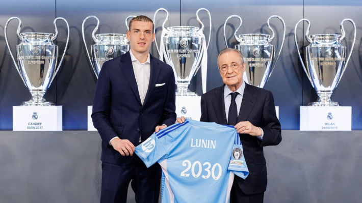 OFICIAL | Lunin renueva con el Real Madrid hasta 2030