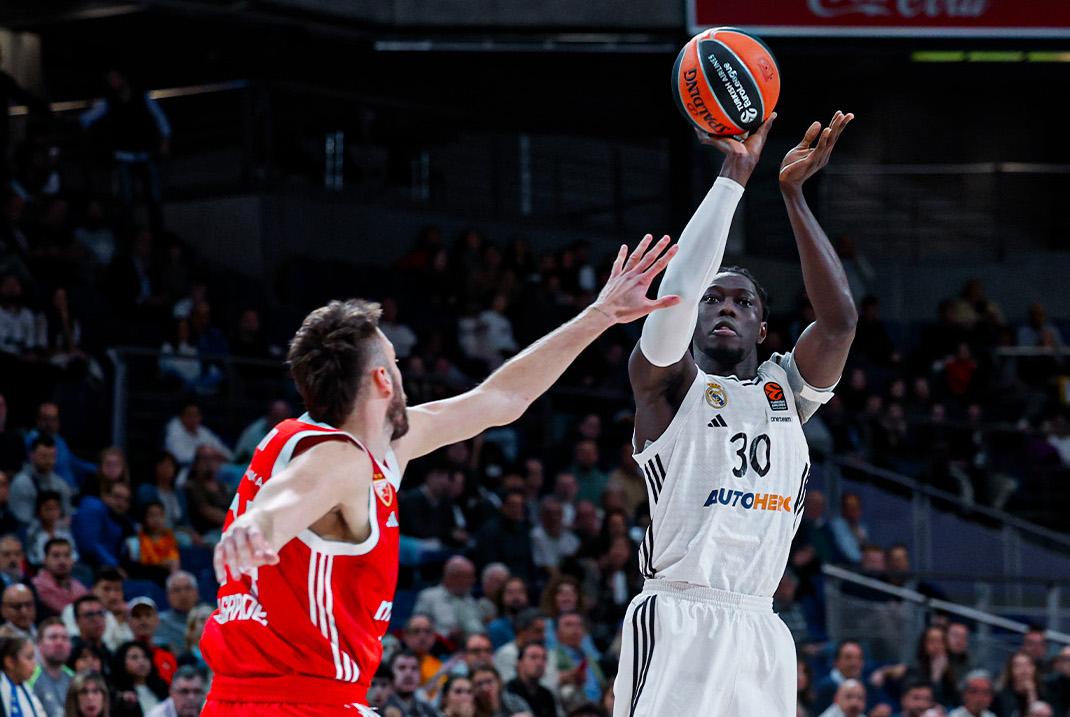 Crónica Euroliga | El Madrid da un puñetazo en la mesa ante Estrella Roja (95-72)