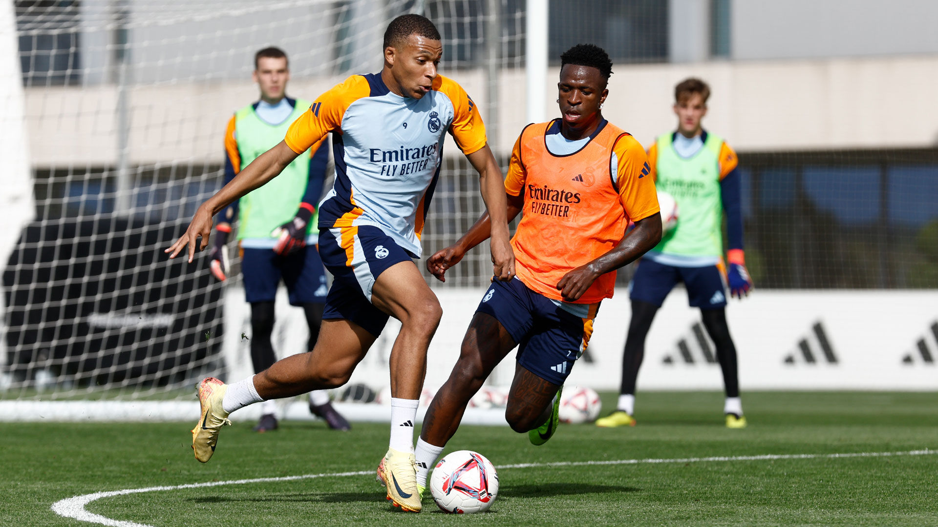 Mbappé y Vinicius (Real Madrid)