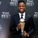 Vinicius Jr. gana el premio The Best