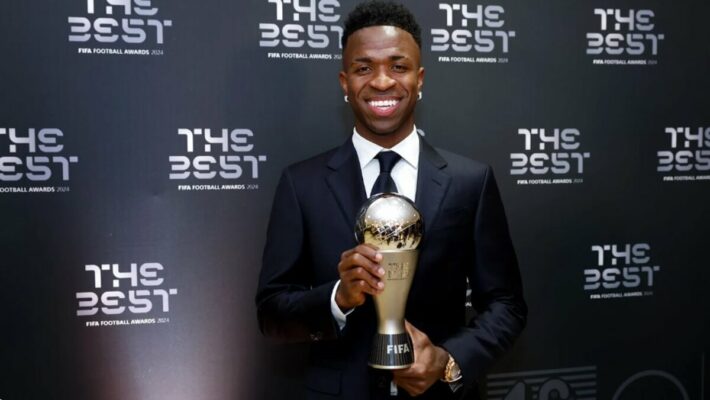 Vinicius Jr. gana el premio The Best