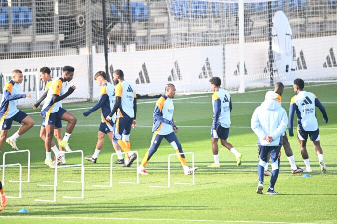 Alaba y Vinícius ya se entrenan con el grupo