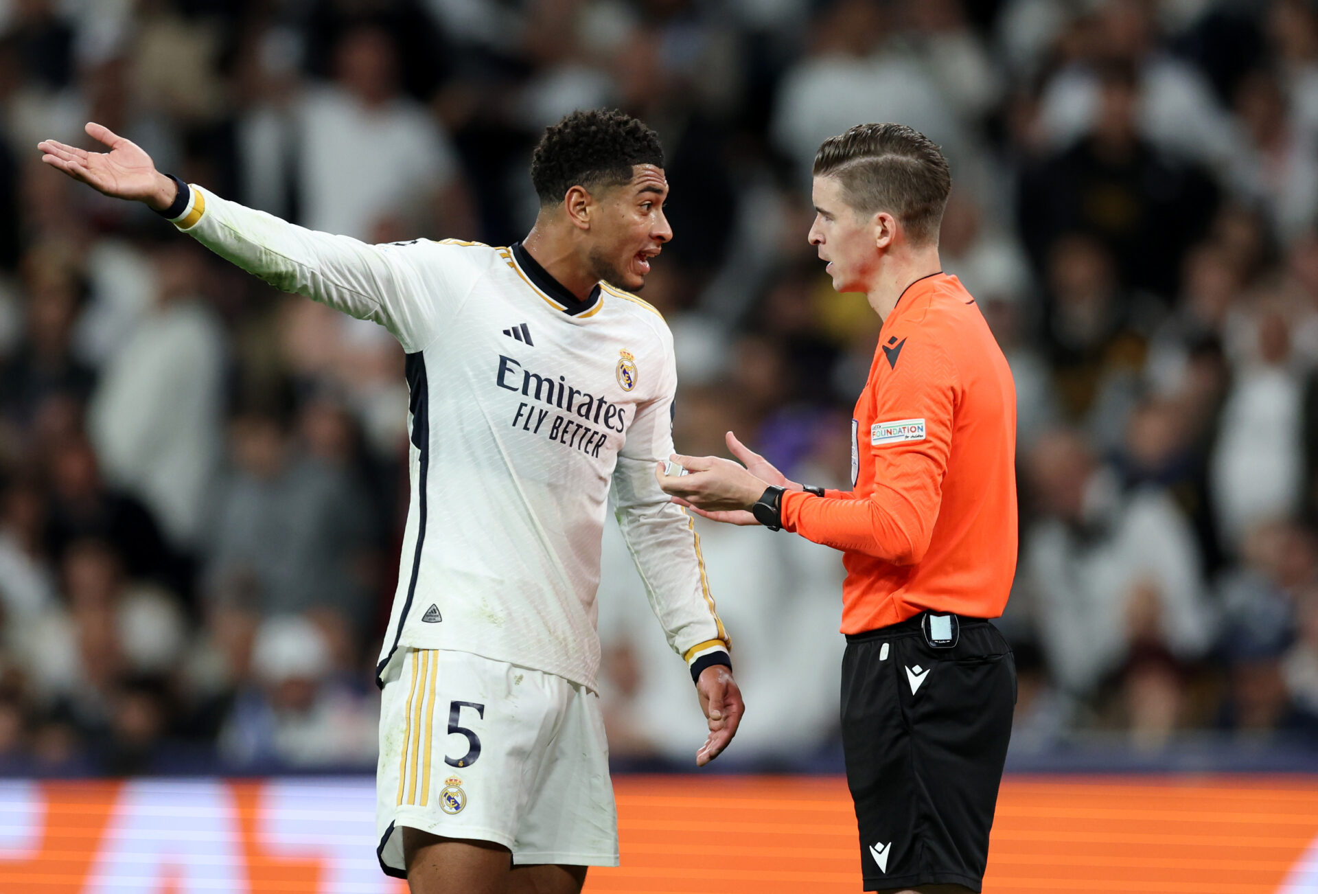 Jude Bellingham es uno de los jugadores del Real Madrid que están en alerta amarilla y podrían perderse la vuelta contra el Manchester City.