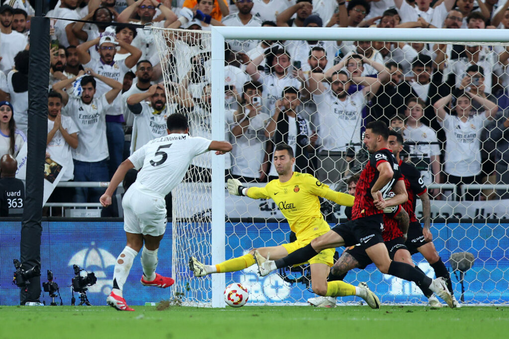 Bellingham marca el 1-0 contra el Mallorca.