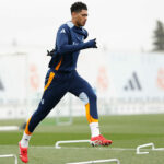 Último entrenamiento del Real Madrid de cara al encuentro en Valladolid