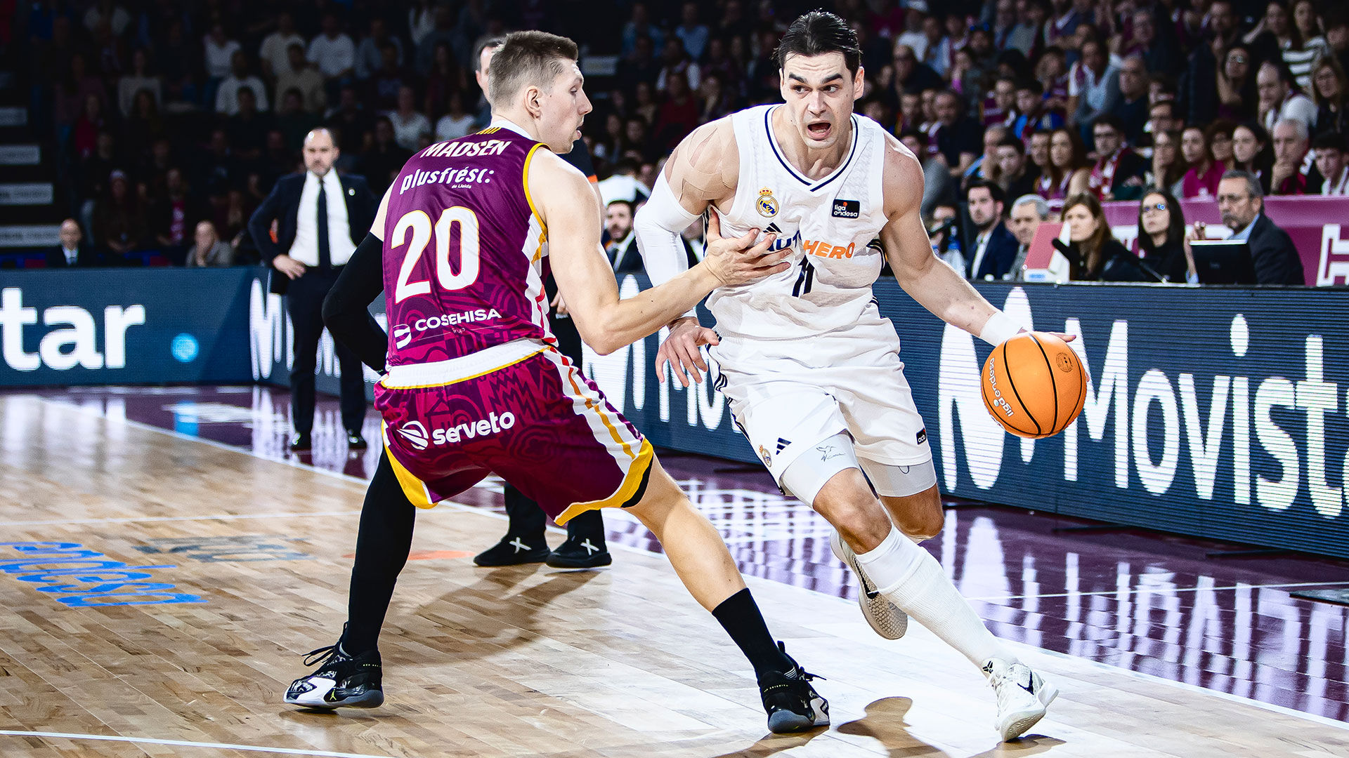 Mario Hezonja lideró al Real Madrid a la victoria en la cancha de Força Lleida por un resultado de 84-95 en partido de la Liga ACB.