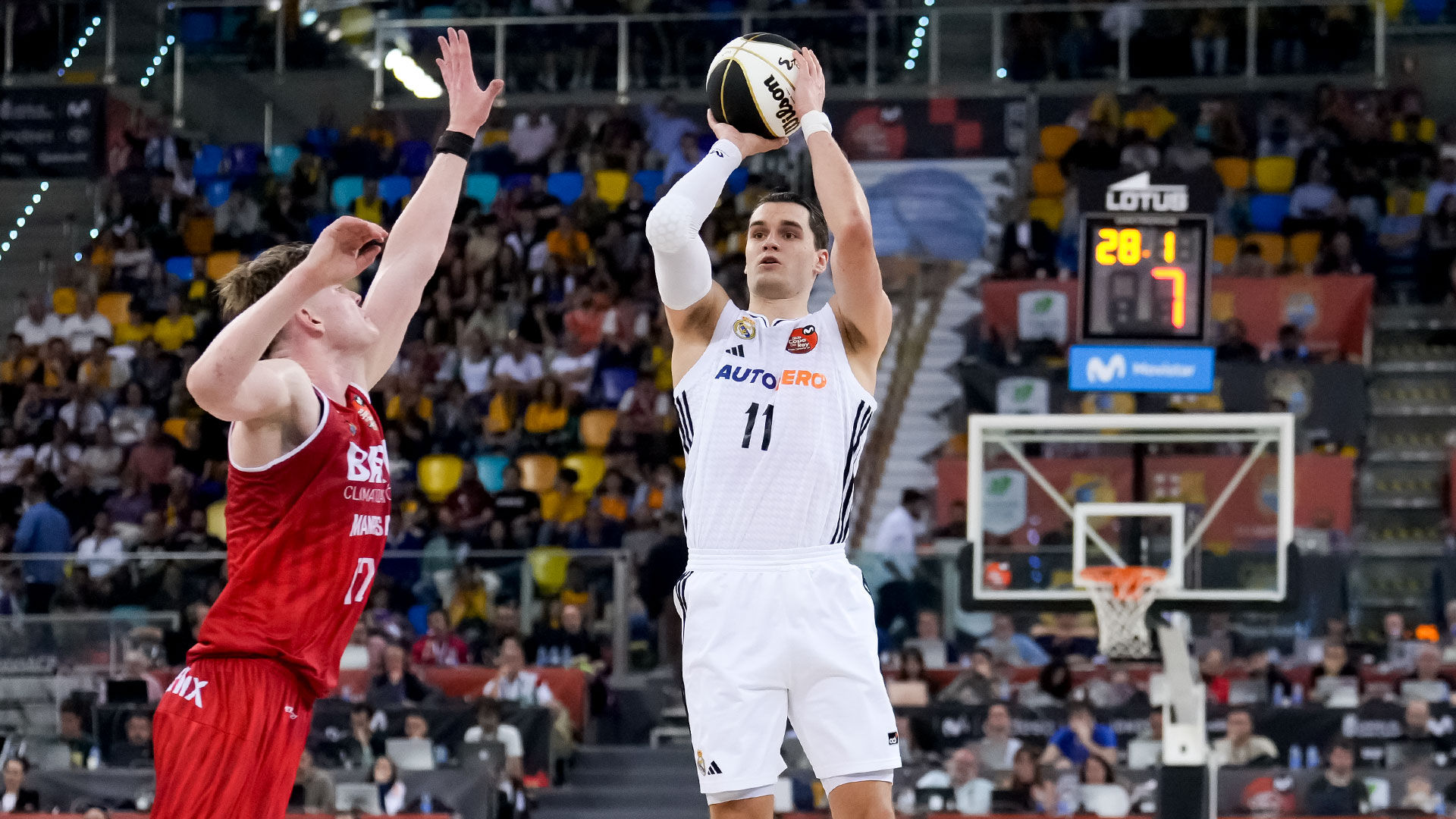 Mario Hezonja habló antes y después de la victoria del Real Madrid contra Manresa y aseguró que quiere ser una leyenda.