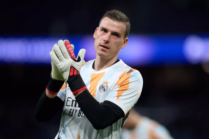 Lunin, la apuesta de Ancelotti en la Copa del Rey