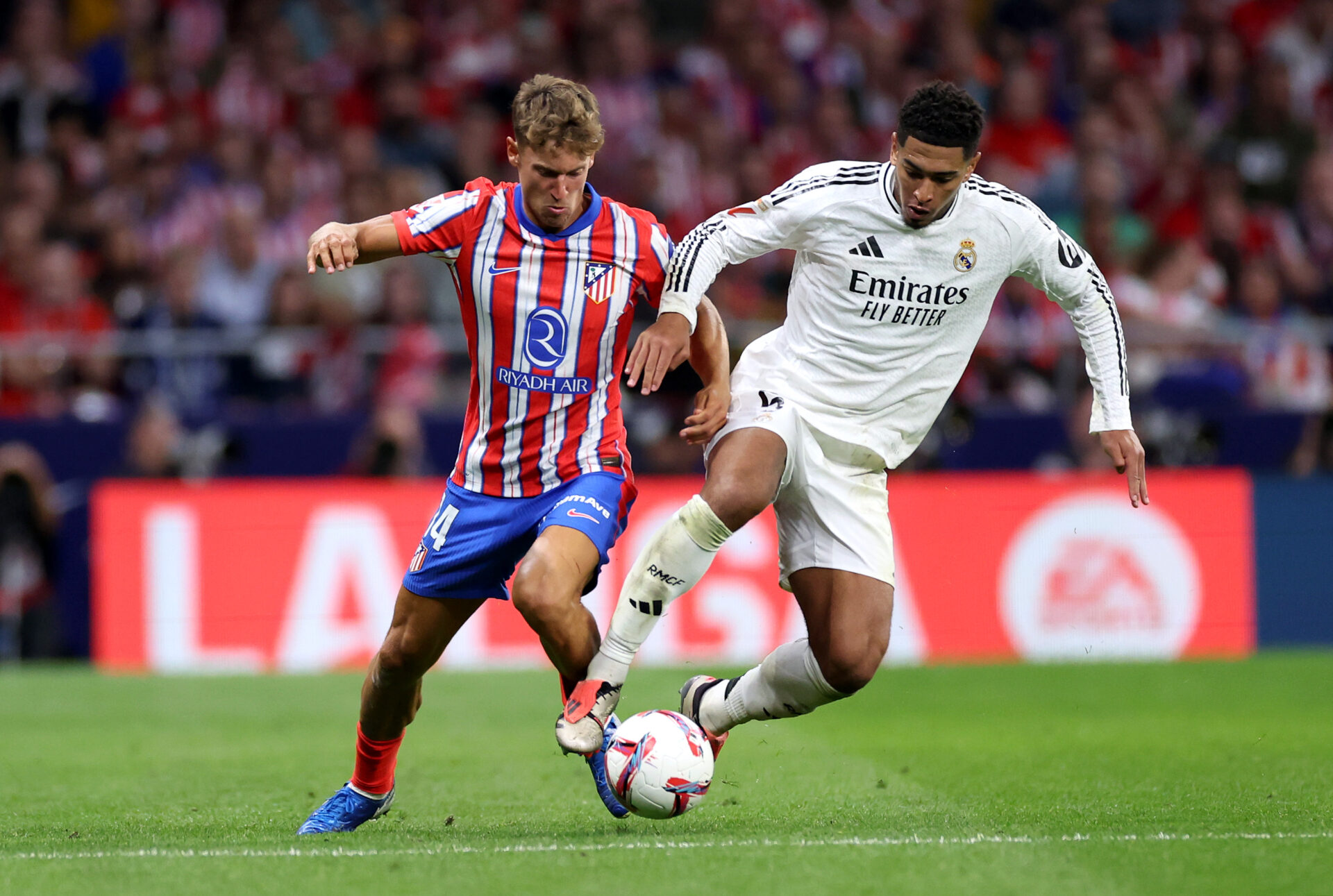 Real Madrid y Atlético Madrid se enfrentan este sábado 8 de febrero en LaLiga.